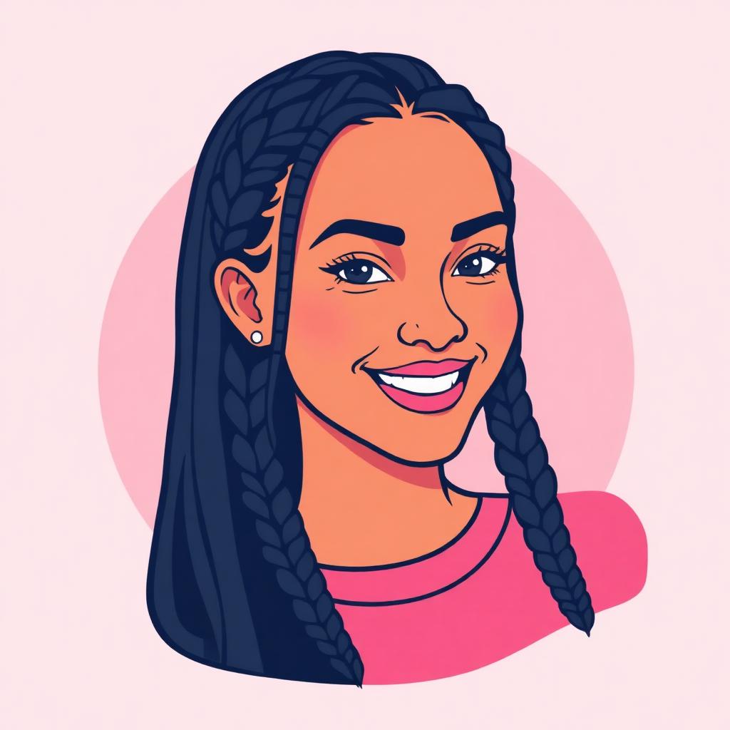 The Backyard Africa portrait illustration